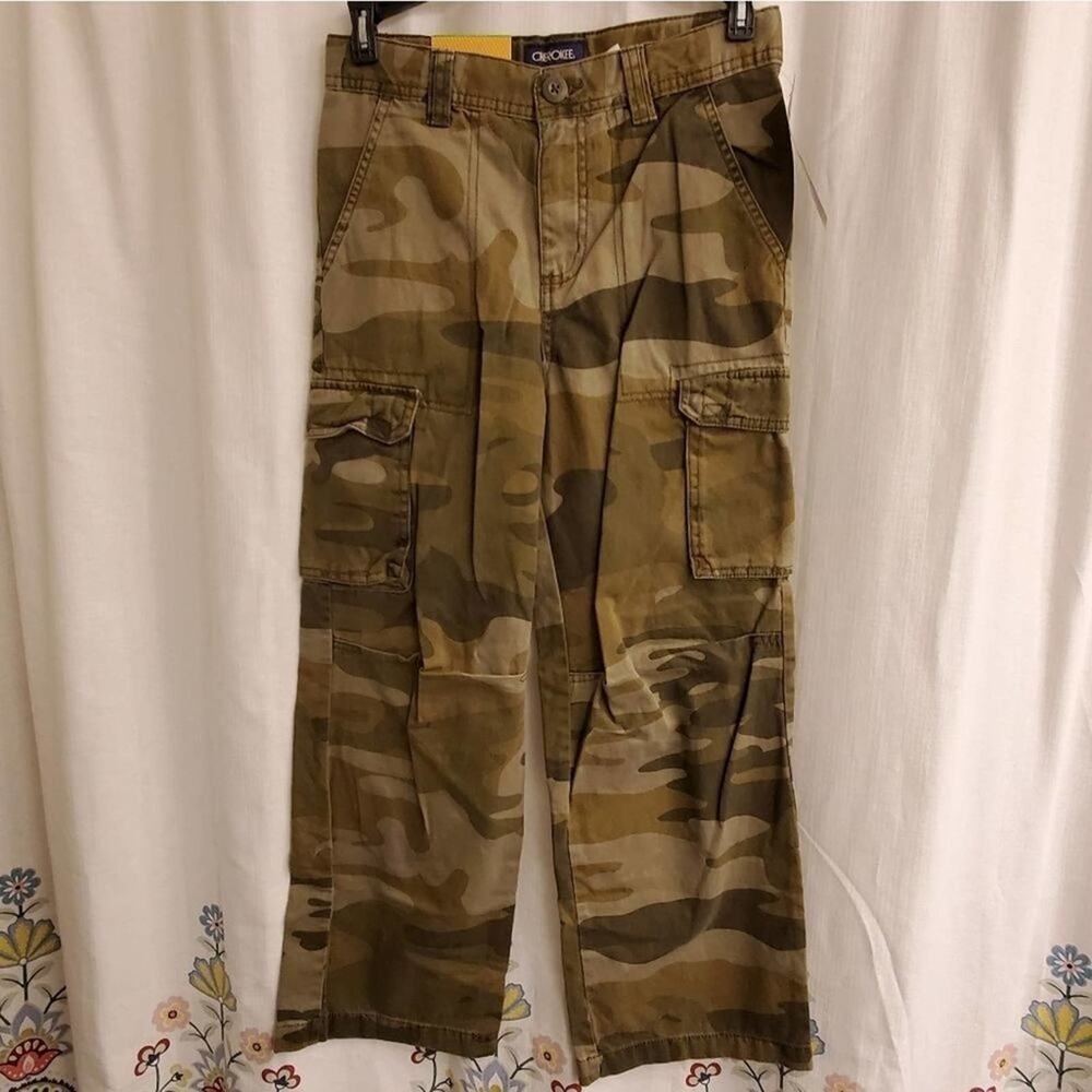 Cherokee boy's camouflage cargo pants‎ size 12 new!!!